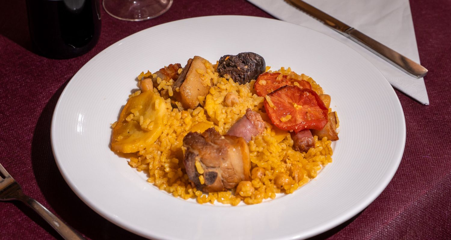 Hotel El Horno - foto plato del restaurante