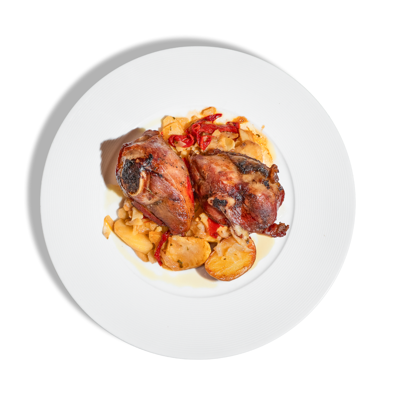 Hotel horno - foto plato de cocina