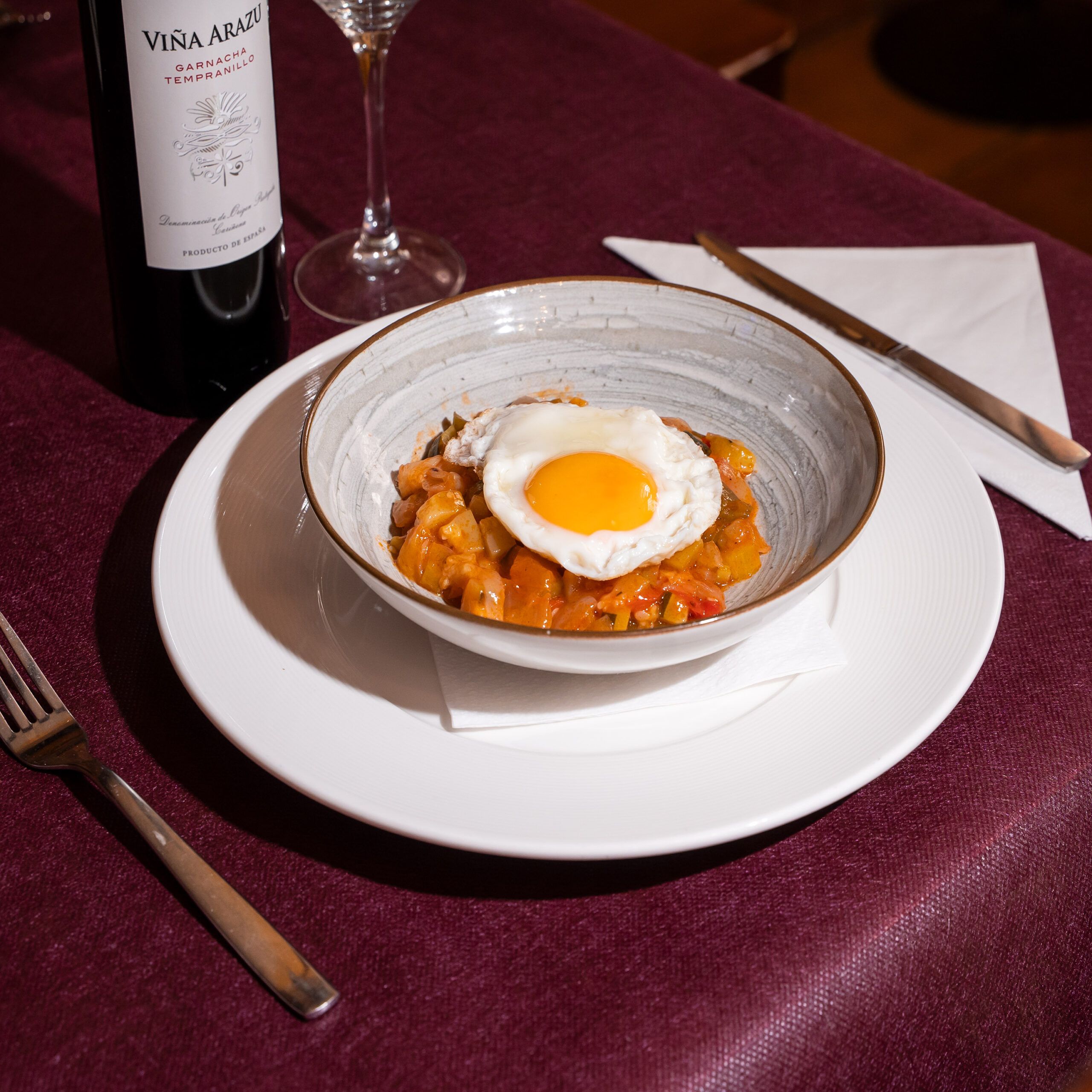 Hotel el Horno - plato del menú