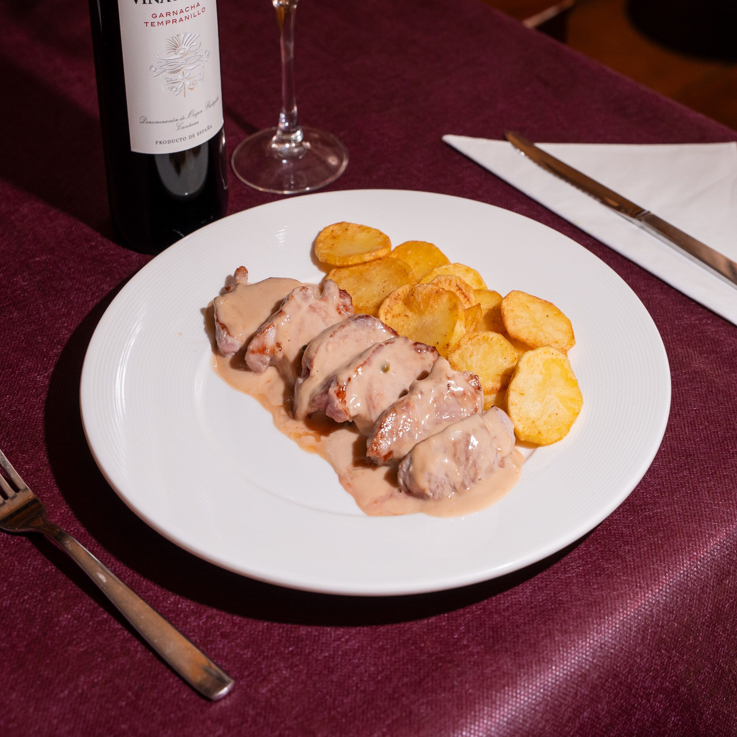 Hotel el Horno - plato del menú