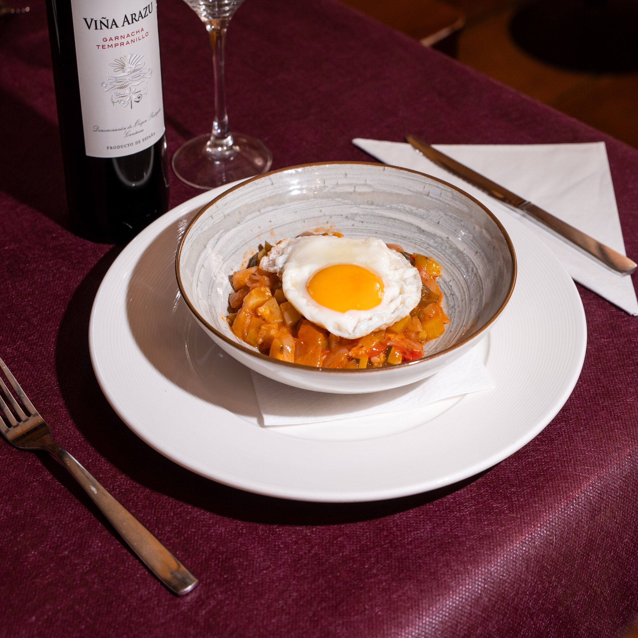 Hotel el Horno - plato del menú