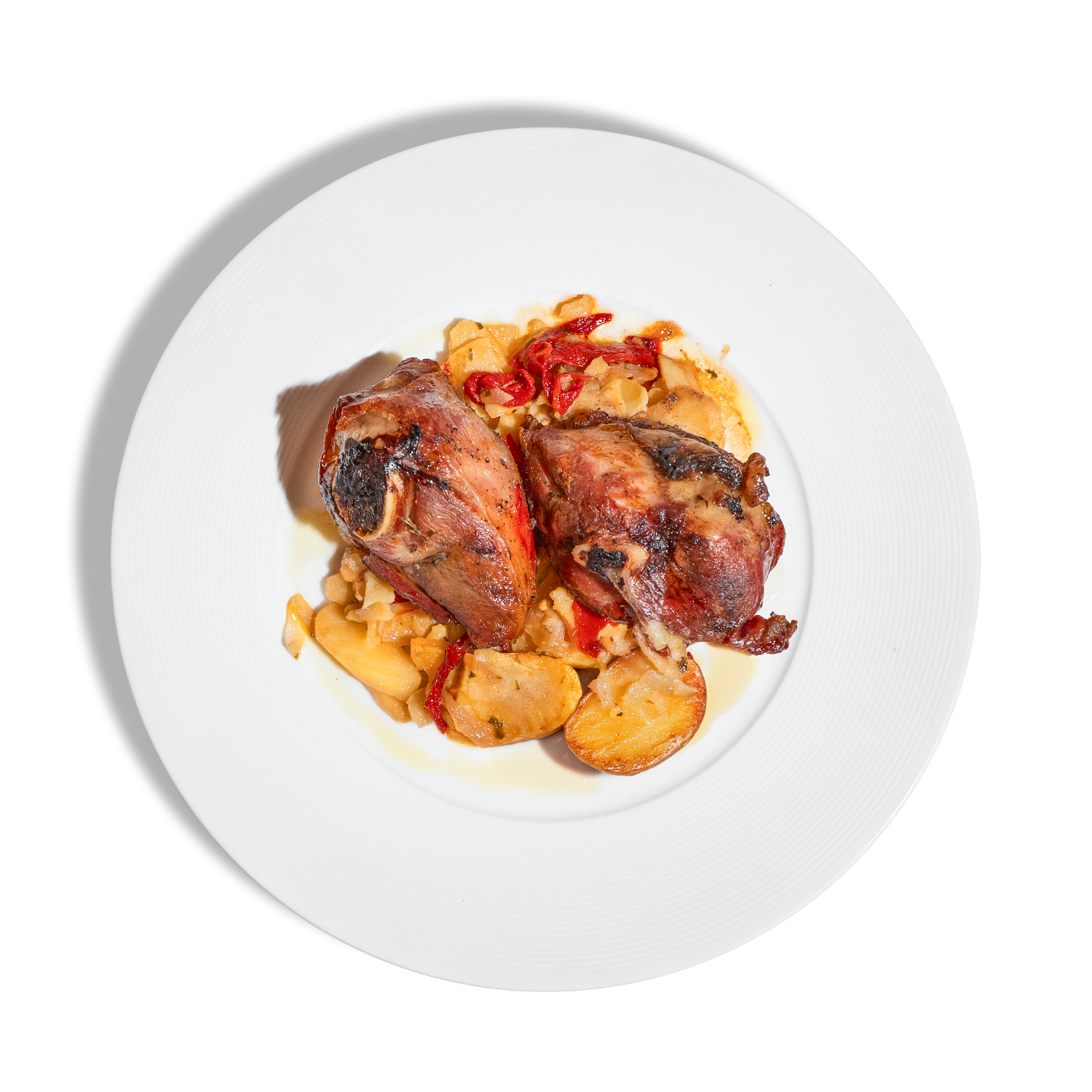 Hotel horno - foto plato de cocina