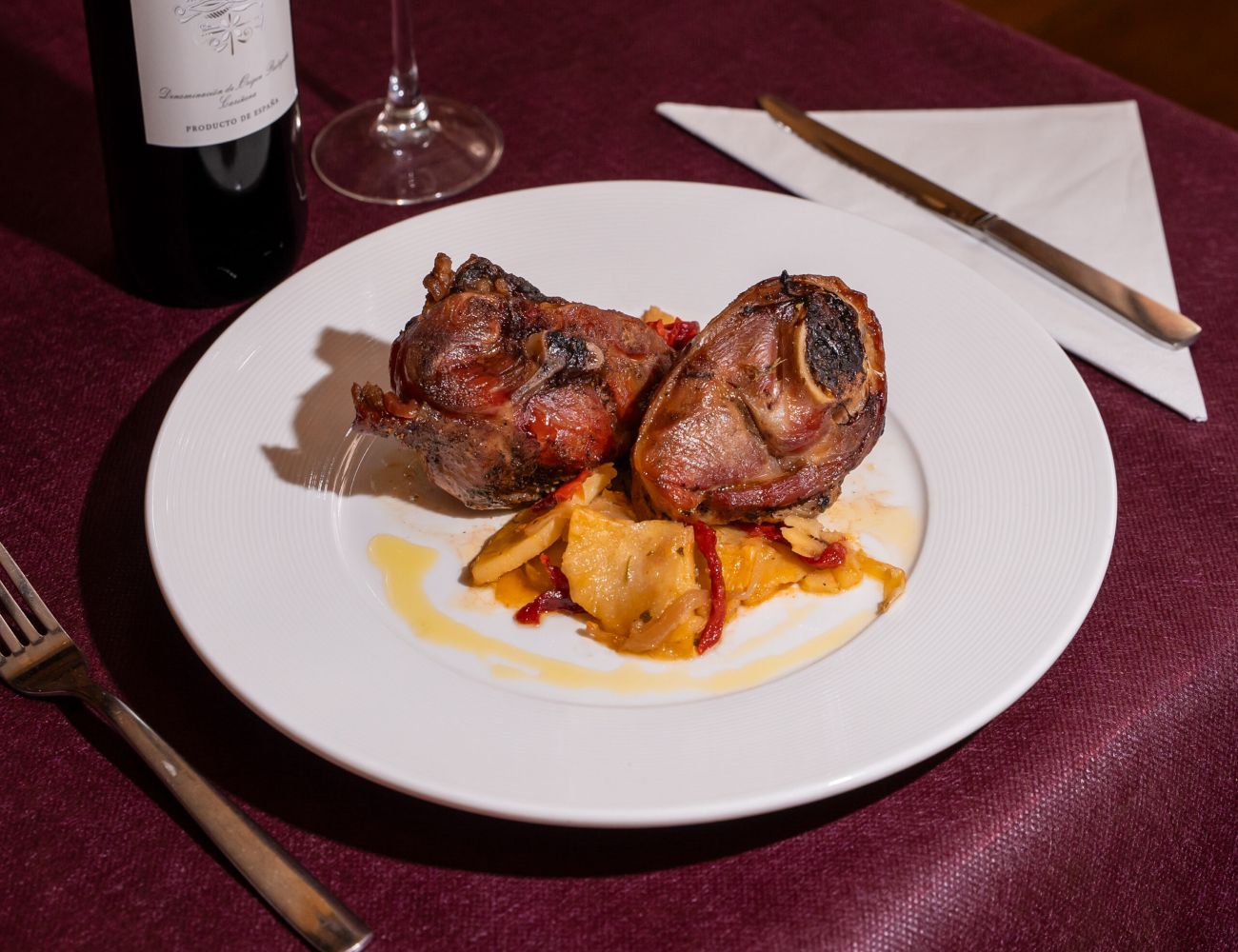 Hotel El Horno - foto plato del menú